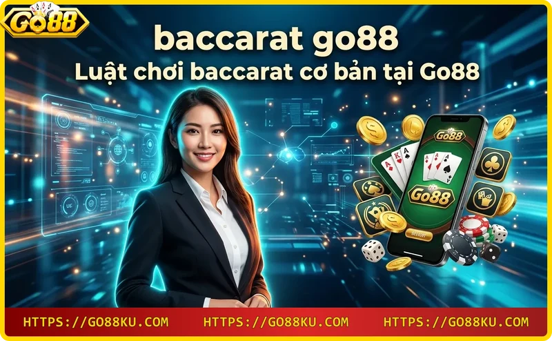 Baccarat Go88 – luật chơi cơ bản: cách tính điểm và các lá bài