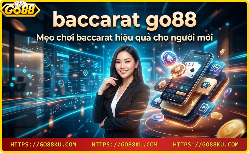Baccarat Go88 – mẹo chơi hiệu quả: đặt cược vào cửa Banker và quản lý vốn