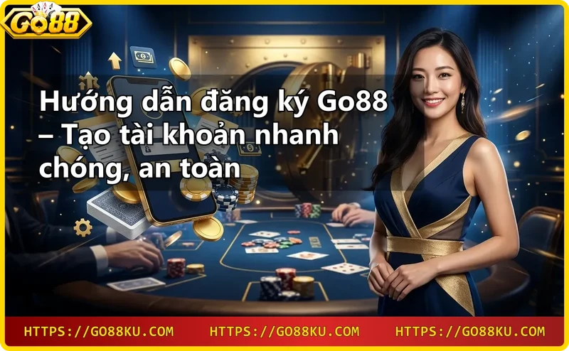 Bước đầu tiên đăng ký Go88 - Nhấn nút đăng ký trên giao diện hiện đại