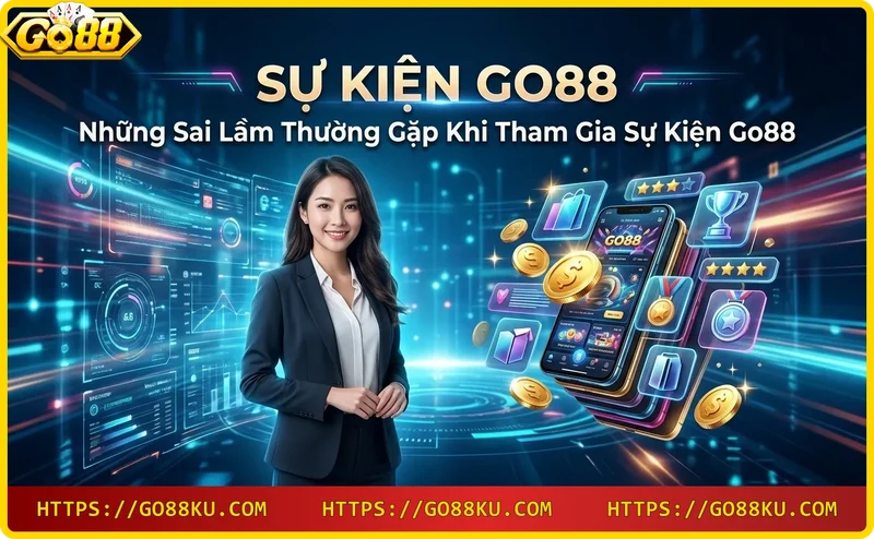 Cảnh báo sai lầm khi tham gia sự kiện Go88