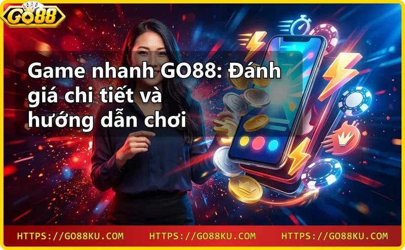 Giao diện game nhanh GO88 với các biểu tượng mini game bay lượn