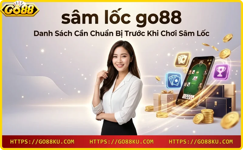 Hình ảnh minh họa các bước chuẩn bị trước khi chơi sâm lốc Go88