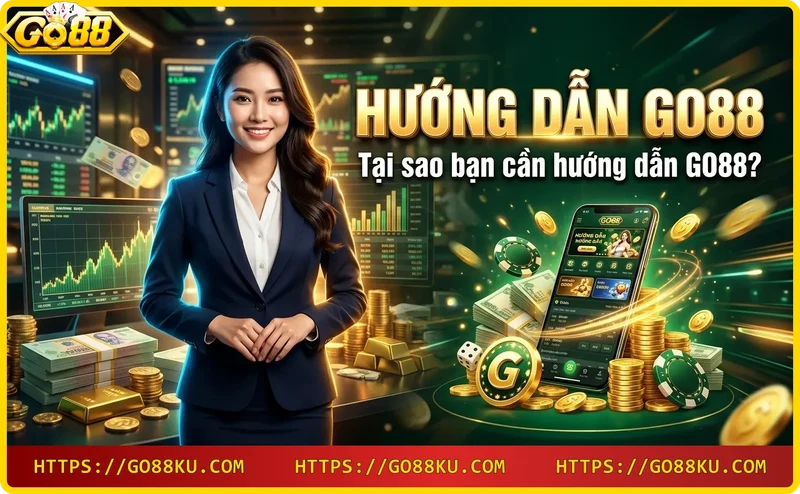 Người mới bắt đầu sử dụng GO88 với điện thoại thông minh hiển thị giao diện đăng nhập