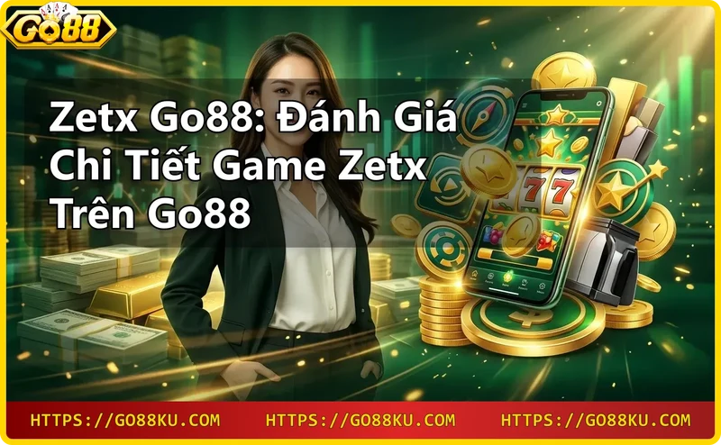 Tổng quan game Zetx trên Go88 với giao diện neon